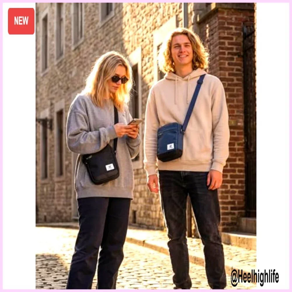 Small Anti-Theft Crossbody Bag RFID Sling Travel Purse Shoulder Bag